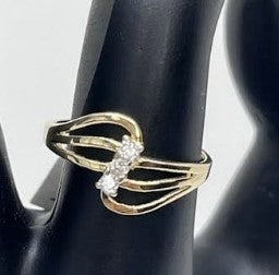 14K Gold CZ Ring