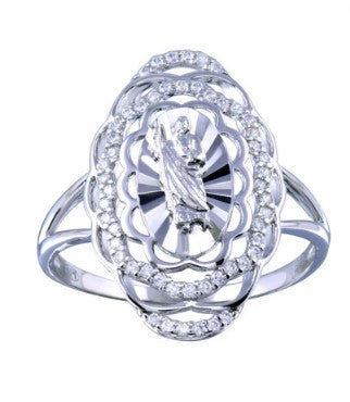 St Jude CZ Ring